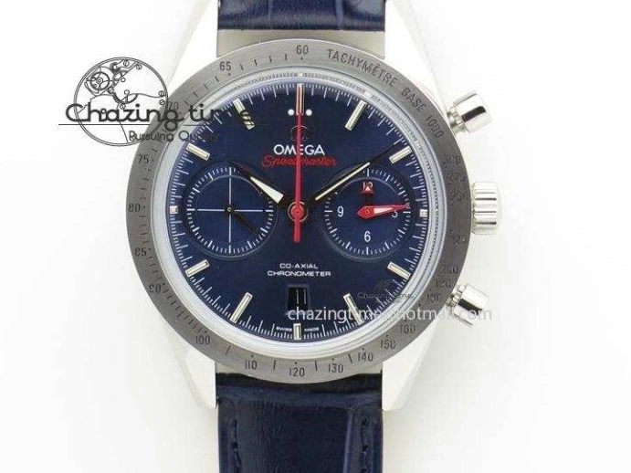 0310 FashionForward De Ville Prestige Real Power Reserve SS TW 1:1 Best Edition White Dial SS Markers On Leather Strap A 8095